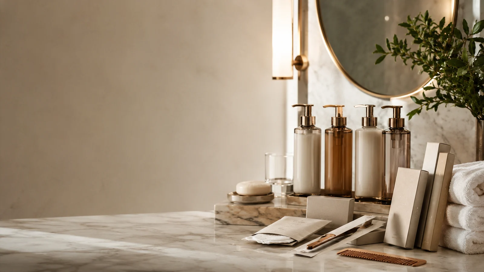 Premium ECOLUXE hotel guest amenities and hospitality supplies in Oman
